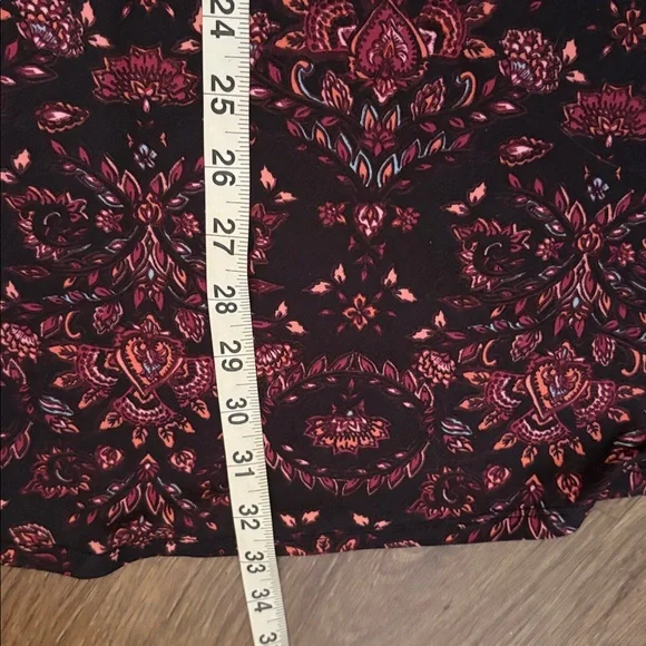 🥭 (4 for $15) MUDD Black and Pink Floral Dress - Picture 4 of 6